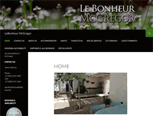 Tablet Screenshot of lebonheurmcgregor.co.za